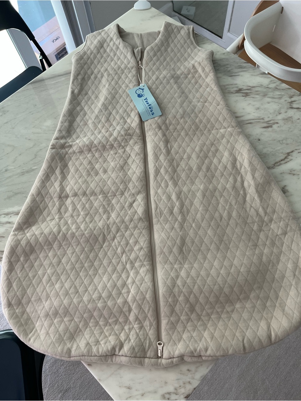 Quilted Baby Sleep Sack with Front Zip